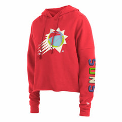 Phoenix Suns Women's Color Pack Cropped Top Pullover Hoodie - Red online
