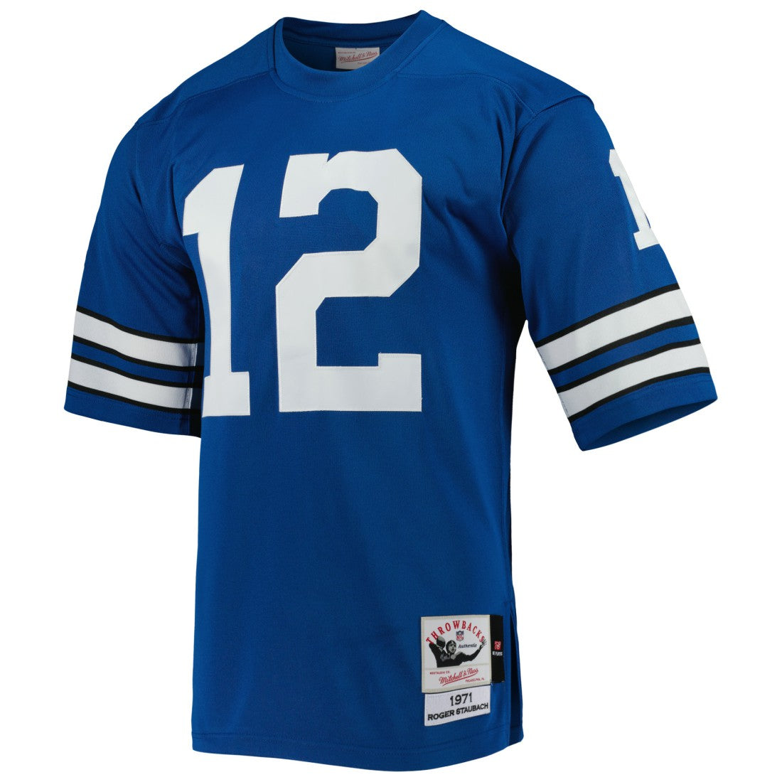Roger Staubach Dallas Cowboys 1971 Authentic Throwback Retired Player Jersey - Royal outlet