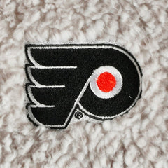 Philadelphia Flyers G-III 4Her by Carl Banks Women's Logo Plaid Sherpa Quarter-Zip Jacket - Gray/White Jackets
