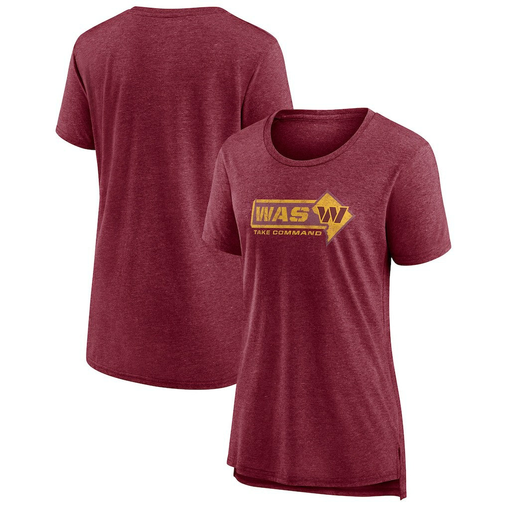 Washington Commanders Women's Hometown First Down T-Shirt - Heather Burgundy discount