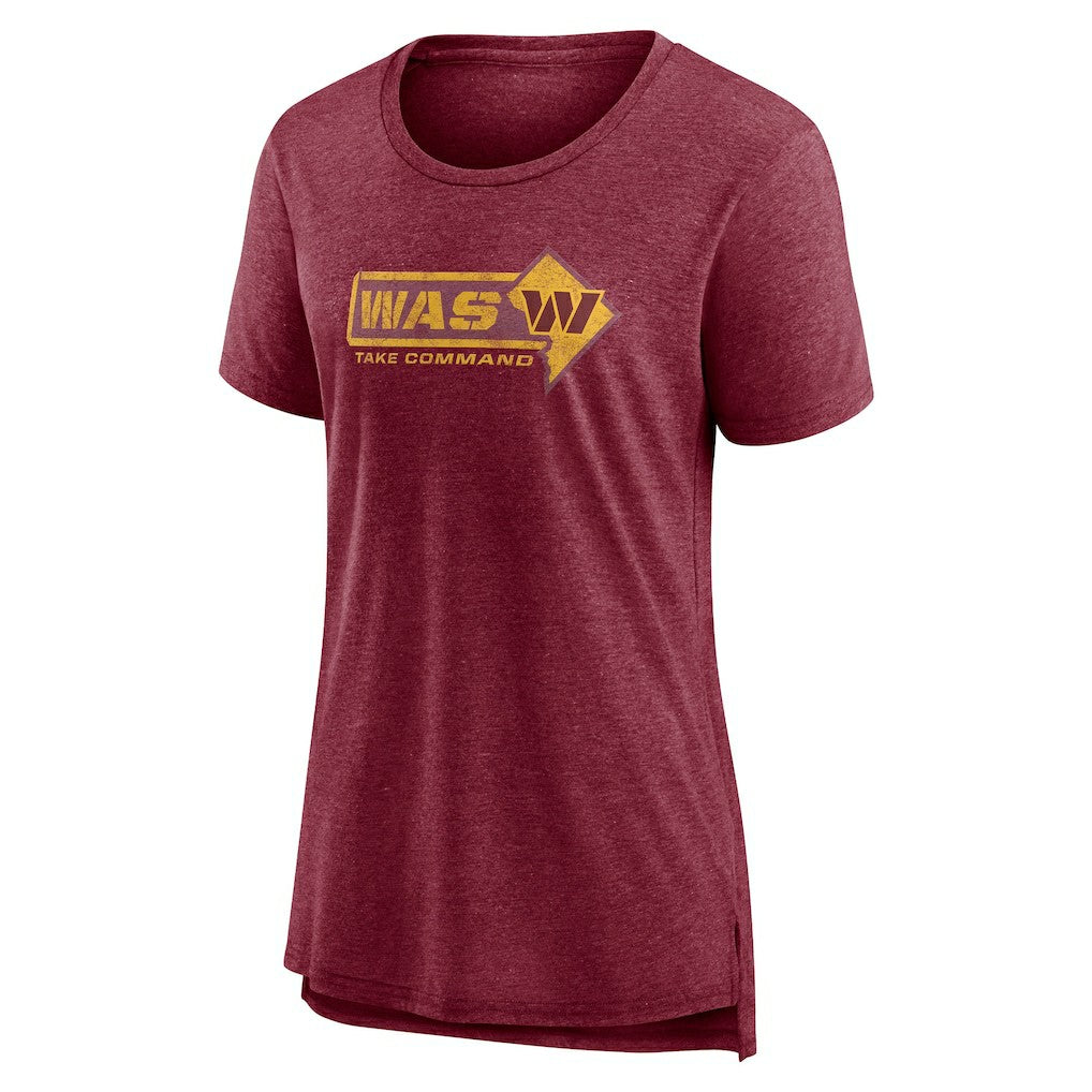 Washington Commanders Women's Hometown First Down T-Shirt - Heather Burgundy discount