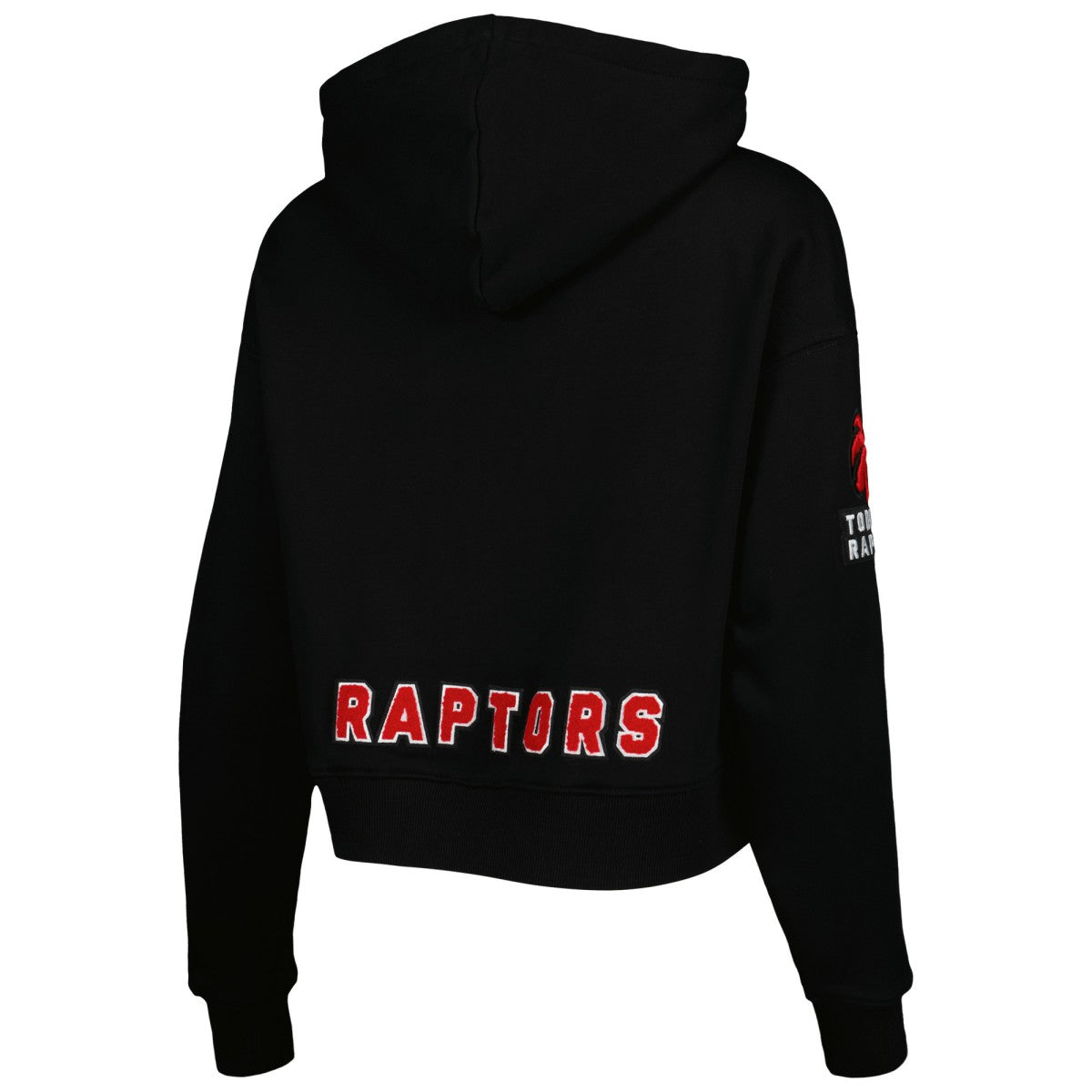 Toronto Raptors Pro Standard Women's Classic Fleece Cropped Pullover Hoodie - Black shop