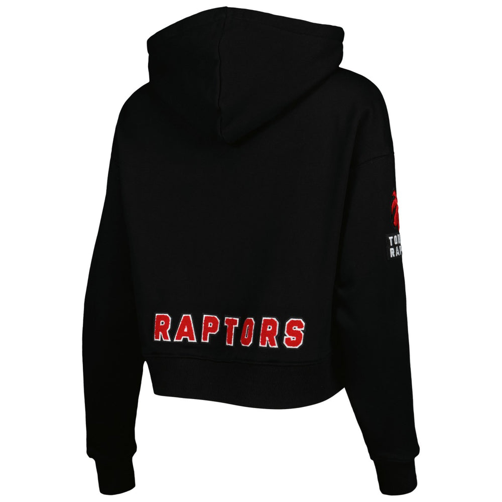 Toronto Raptors Pro Standard Women's Classic Fleece Cropped Pullover Hoodie - Black shop