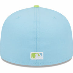 Los Angeles Dodgers Spring Color Two-Tone 59FIFTY Fitted Hat Light Blue/Neon Green