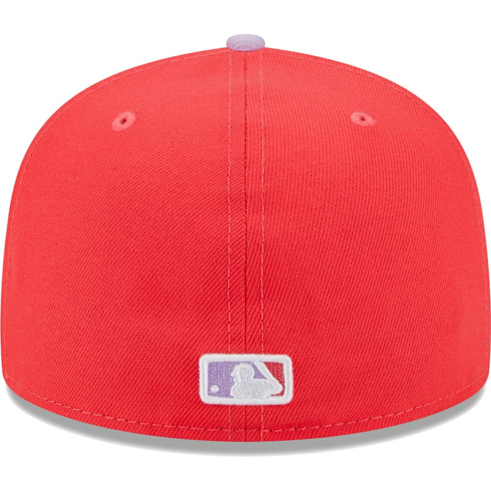 St. Louis Cardinals Spring Color Two-Tone 59FIFTY Fitted Hat Red/Lavender
