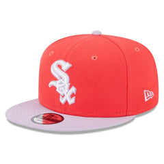 Chicago White Sox Spring Basic Two-Tone 9FIFTY Snapback Hat Red/Purple