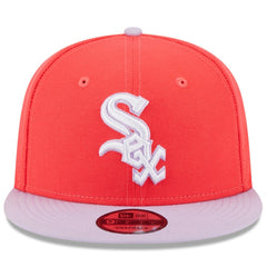 Chicago White Sox Spring Basic Two-Tone 9FIFTY Snapback Hat Red/Purple