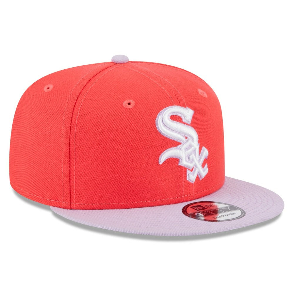 Chicago White Sox Spring Basic Two-Tone 9FIFTY Snapback Hat Red/Purple