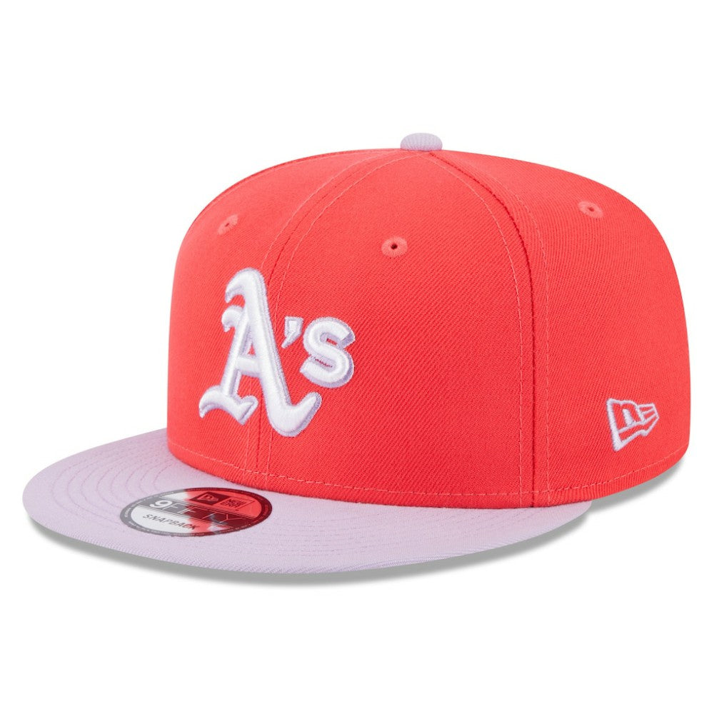 Athletics Spring Basic Two-Tone 9FIFTY Snapback Hat Red/Purple