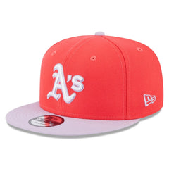 Athletics Spring Basic Two-Tone 9FIFTY Snapback Hat Red/Purple