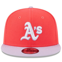 Athletics Spring Basic Two-Tone 9FIFTY Snapback Hat Red/Purple
