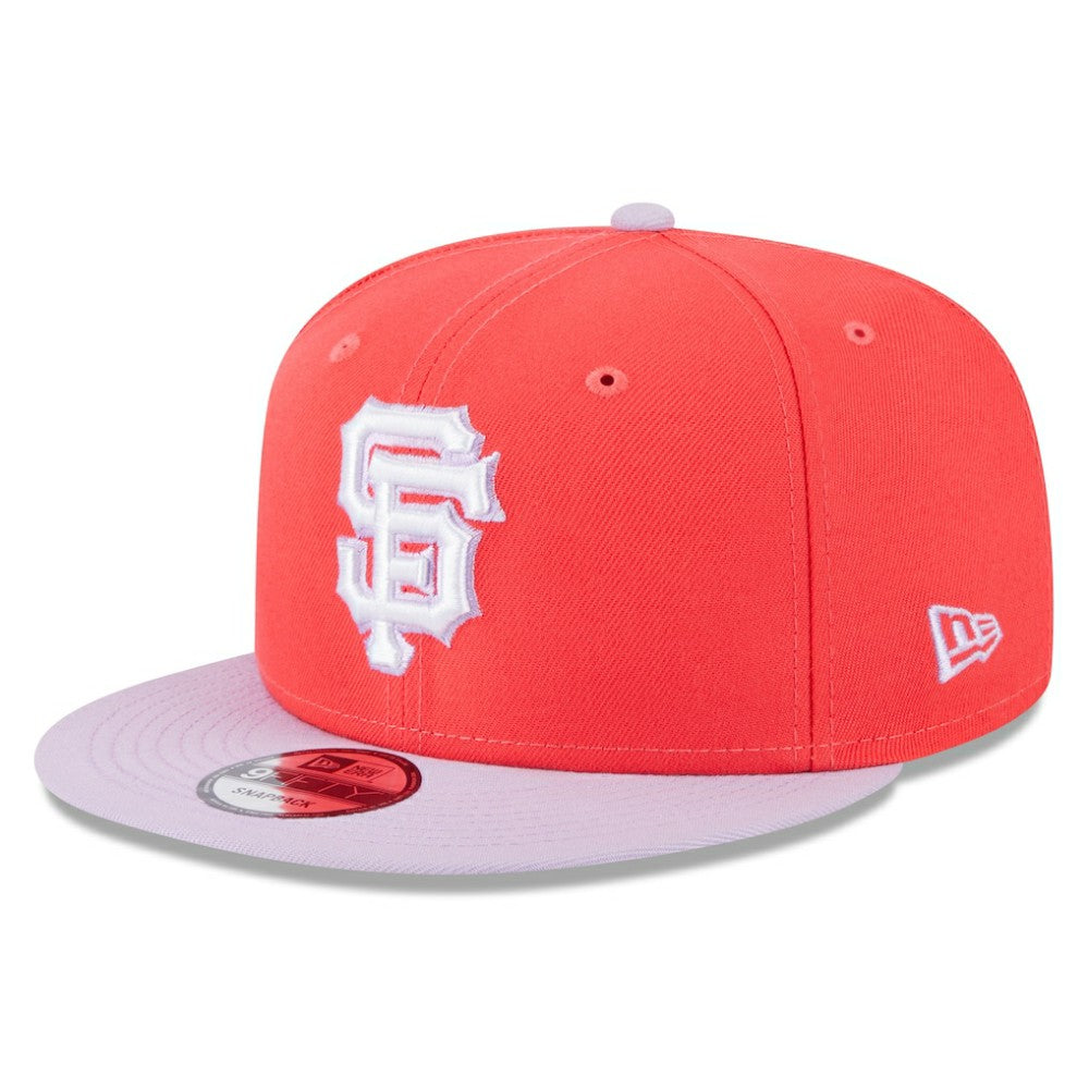 San Francisco Giants Spring Basic Two-Tone 9FIFTY Snapback Hat Red/Purple