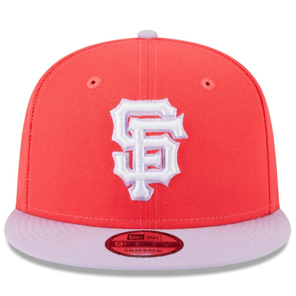 San Francisco Giants Spring Basic Two-Tone 9FIFTY Snapback Hat Red/Purple