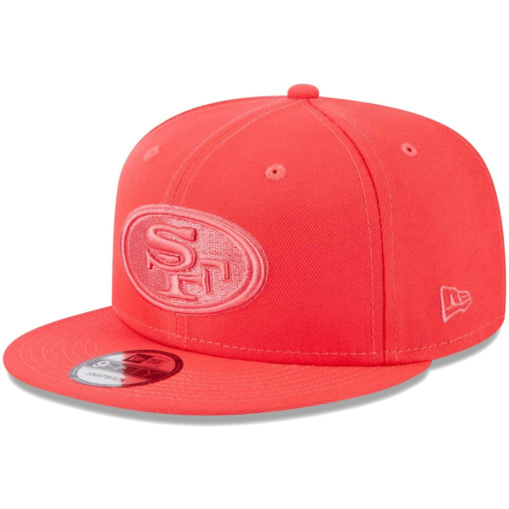 San Francisco 49ers New Era Color Pack Brights 9FIFTY Snapback Hat - Scarlet sale