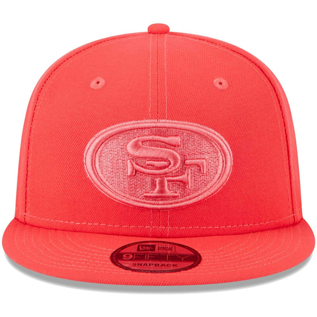 San Francisco 49ers New Era Color Pack Brights 9FIFTY Snapback Hat - Scarlet sale