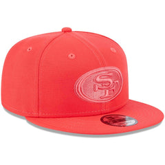 San Francisco 49ers New Era Color Pack Brights 9FIFTY Snapback Hat - Scarlet sale