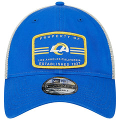 Los Angeles Rams New Era Property Trucker 9TWENTY Adjustable Hat - Royal online