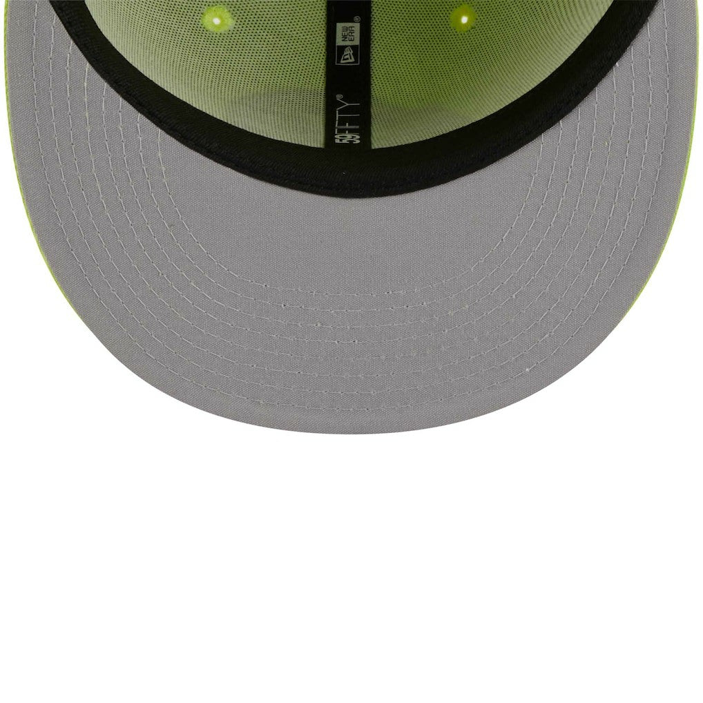 Los Angeles Rams New Era Color Pack Brights 59FIFTY Fitted Hat - Neon Green sale