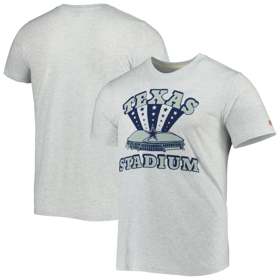 Dallas Cowboys Homage Texas Stadium Tri-Blend T-Shirt - Ash online