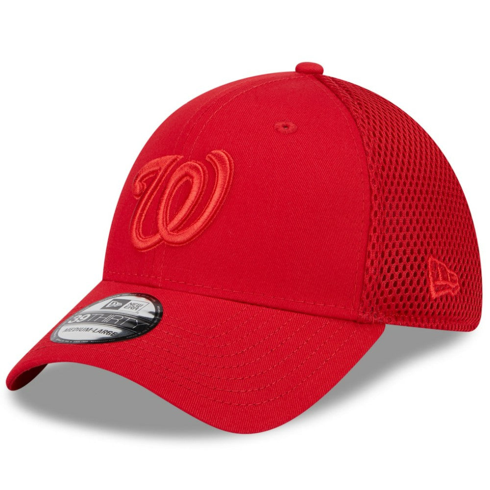 Washington Nationals Tonal Team Neo 39THIRTY Flex Hat Red