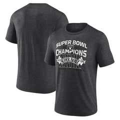 Las Vegas Raiders Hometown Old-Fashioned Super Bowl XVIII Champions Tri-Blend T-Shirt - Charcoal cheap