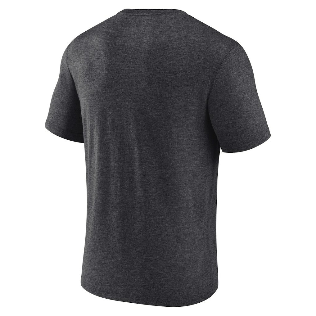 Las Vegas Raiders Hometown Old-Fashioned Super Bowl XVIII Champions Tri-Blend T-Shirt - Charcoal cheap