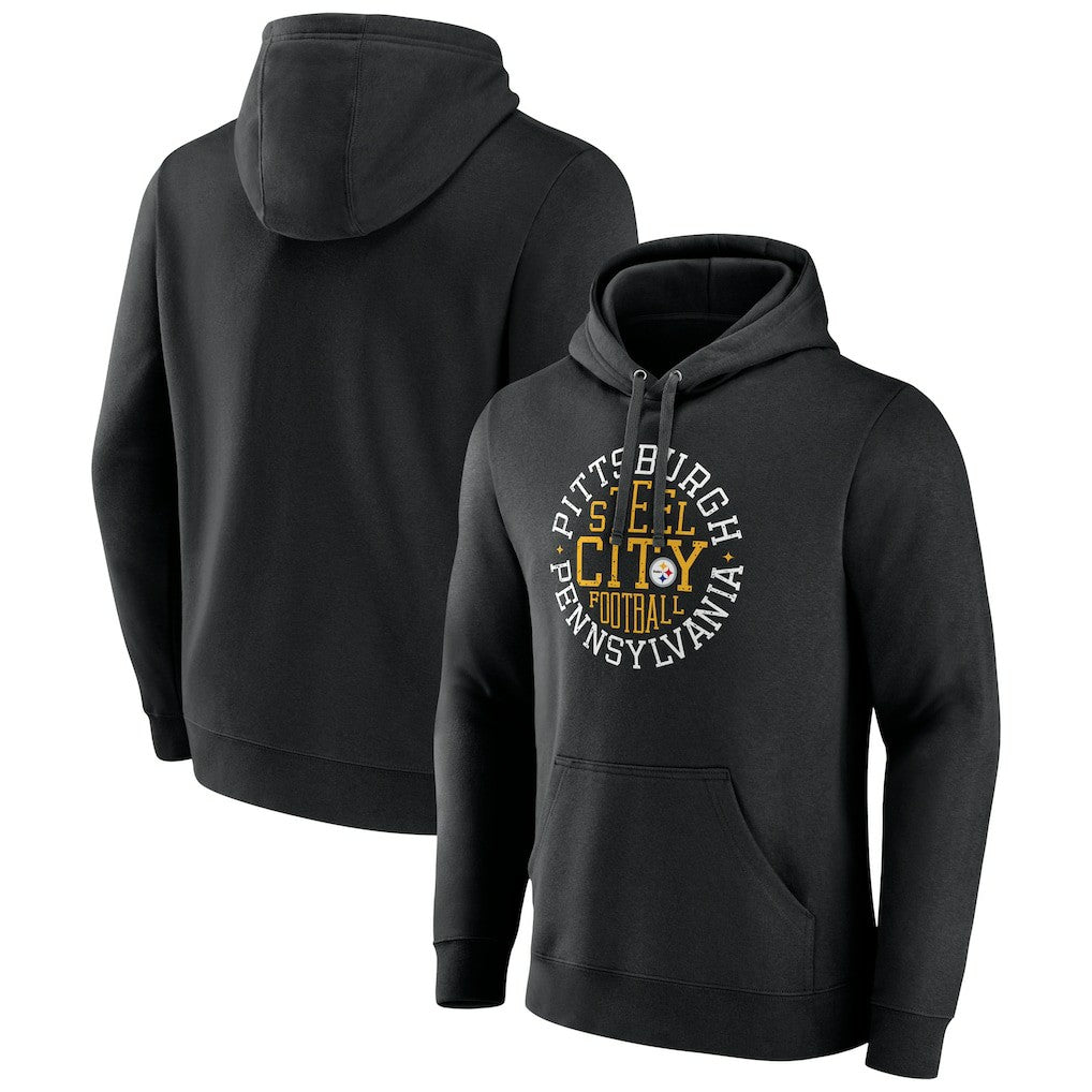 Pittsburgh Steelers Hometown Collection Prevent Pullover Hoodie - Black discount