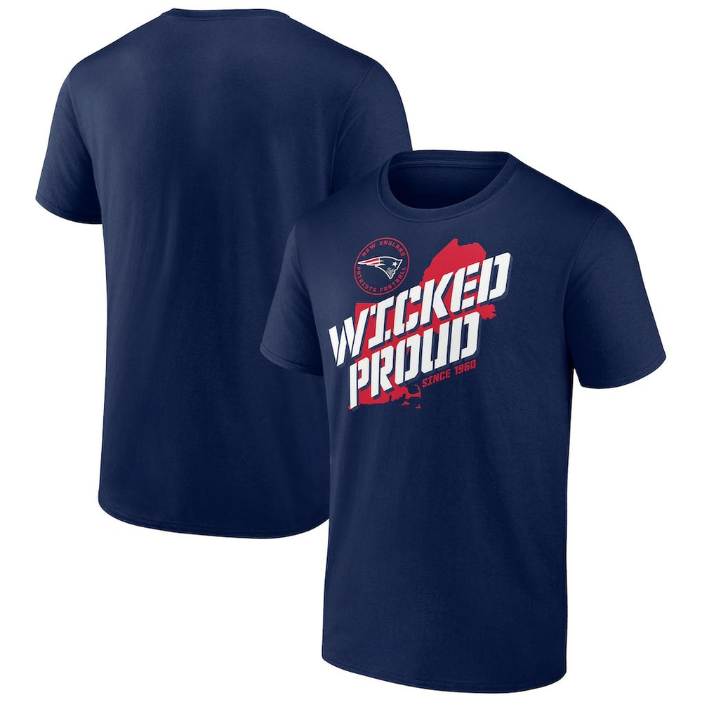 New England Patriots Hometown Collection Prime Time T-Shirt - Navy for sale