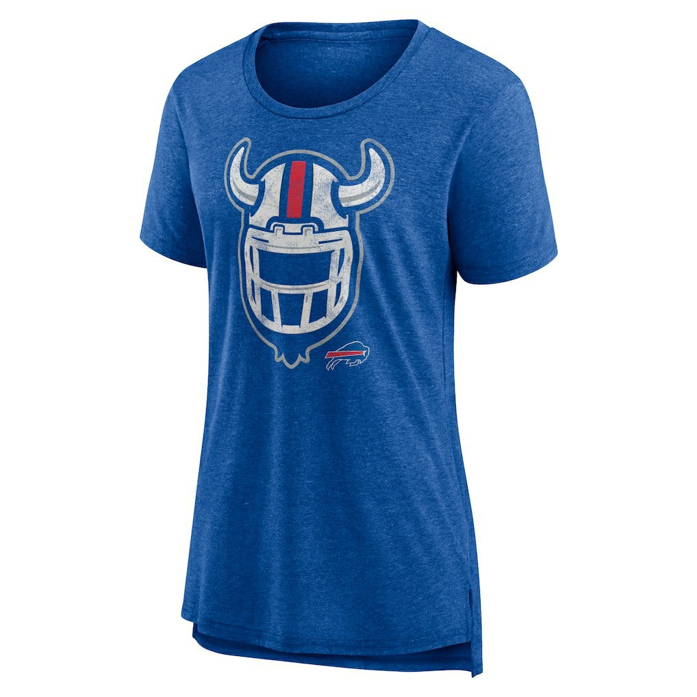 Buffalo Bills Women's Hometown First Down Tri-Blend T-Shirt - Heather Royal on sale