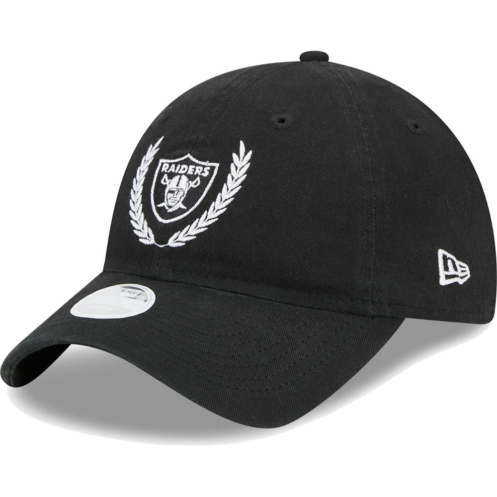 Las Vegas Raiders New Era Women's Leaves 9TWENTY Adjustable Hat - Black outlet