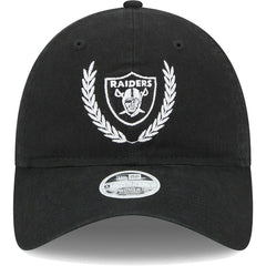 Las Vegas Raiders New Era Women's Leaves 9TWENTY Adjustable Hat - Black outlet