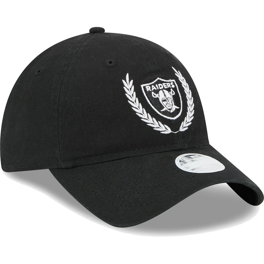Las Vegas Raiders New Era Women's Leaves 9TWENTY Adjustable Hat - Black outlet