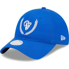 Los Angeles Rams New Era Women's Leaves 9TWENTY Adjustable Hat - Royal outlet