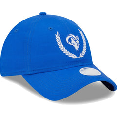 Los Angeles Rams New Era Women's Leaves 9TWENTY Adjustable Hat - Royal outlet