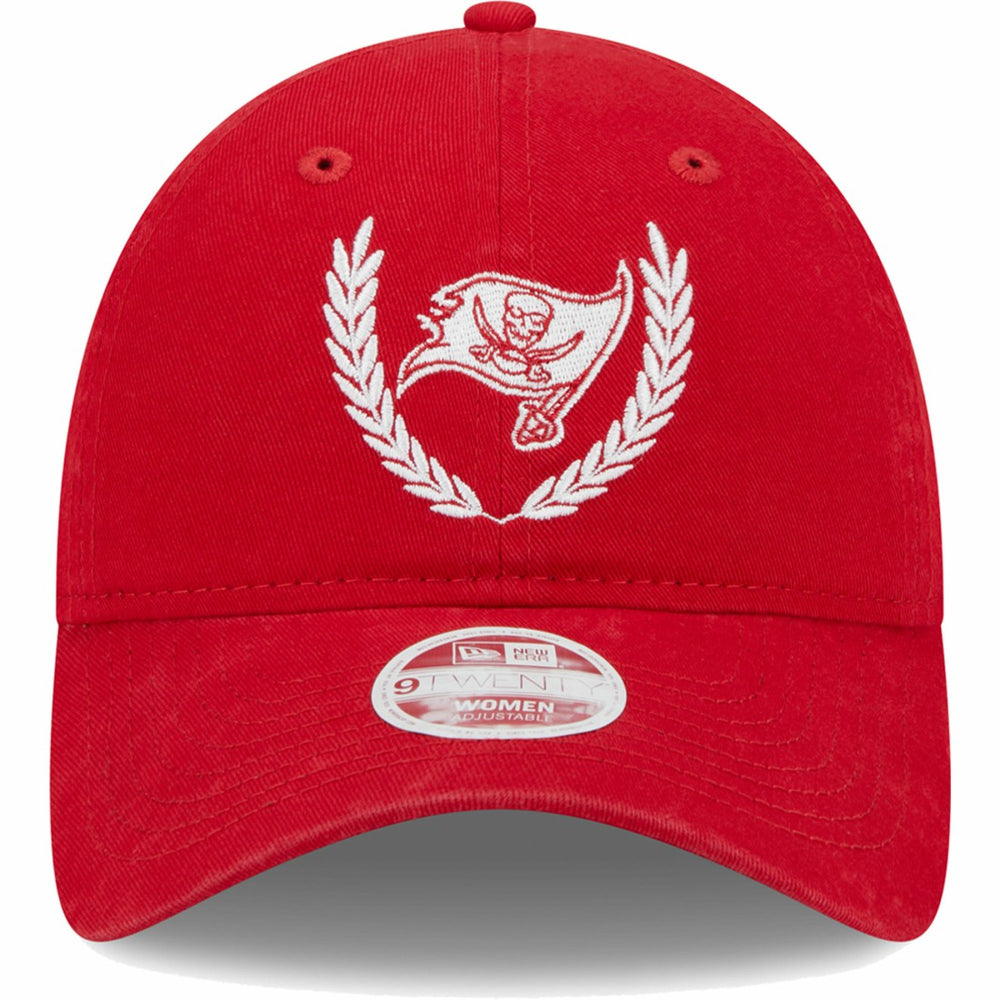 Tampa Bay Buccaneers New Era Women's Leaves 9TWENTY Adjustable Hat - Red cheap