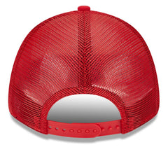St. Louis Cardinals Team Stripe Trucker 9FORTY Snapback Hat White/Red