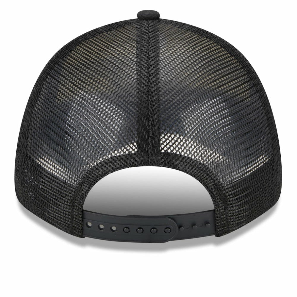 San Francisco Giants Team Stripe Trucker 9FORTY Snapback Hat White/Black