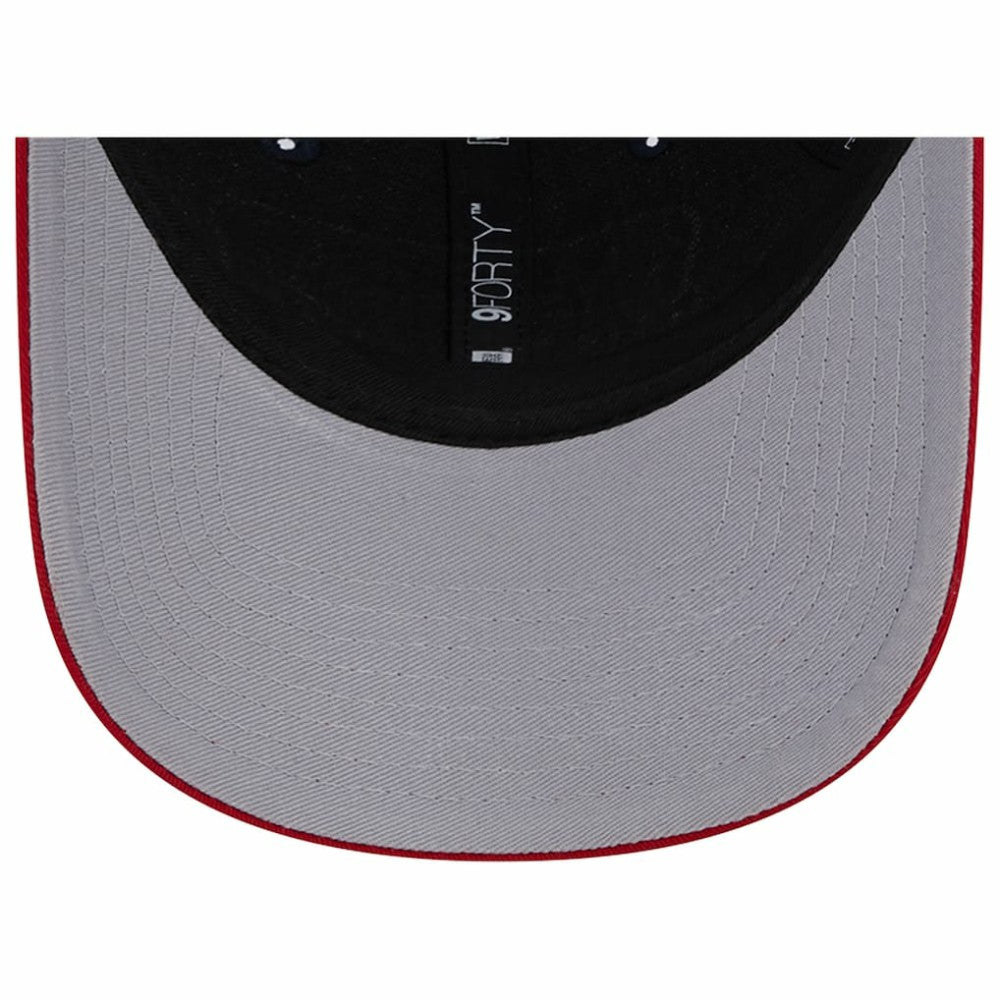 Boston Red Sox Two-Tone Patch 9FORTY Snapback Hat Navy