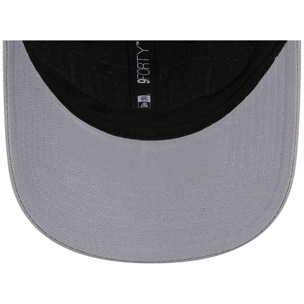 Chicago White Sox Two-Tone Patch 9FORTY Snapback Hat Black