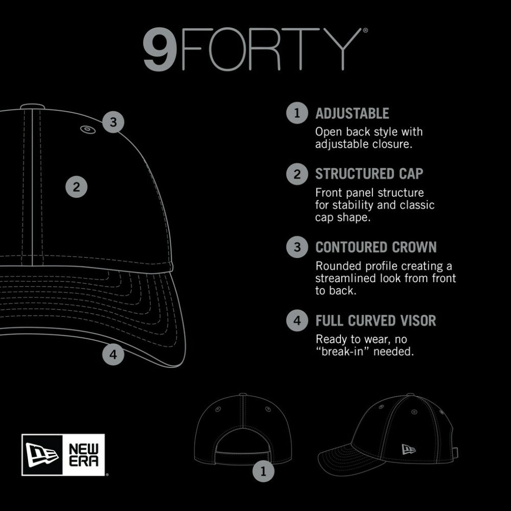 San Francisco Giants Two-Tone Patch 9FORTY Snapback Hat Black