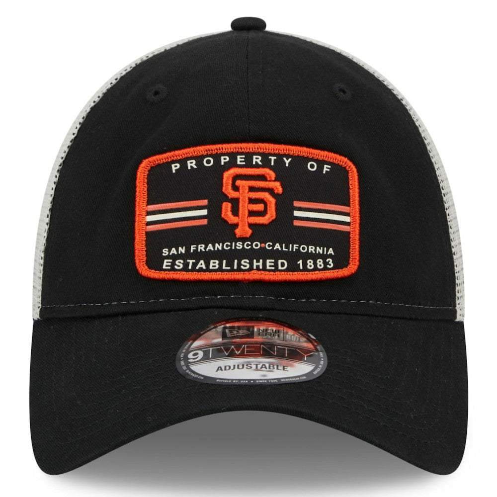 San Francisco Giants Property Trucker 9TWENTY Snapback Hat Black
