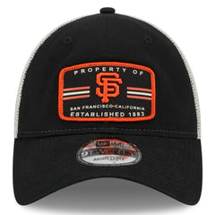San Francisco Giants Property Trucker 9TWENTY Snapback Hat Black