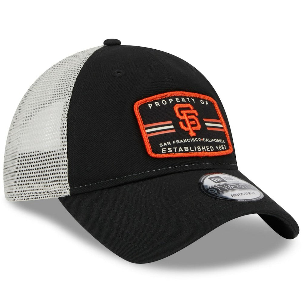 San Francisco Giants Property Trucker 9TWENTY Snapback Hat Black