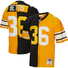 Jerome Bettis Pittsburgh Steelers 1996 Split Legacy Replica Jersey - Black/Gold on sale