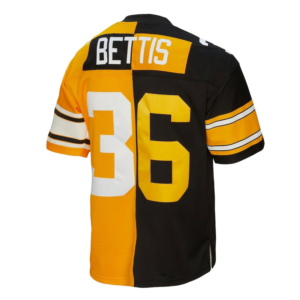 Jerome Bettis Pittsburgh Steelers 1996 Split Legacy Replica Jersey - Black/Gold on sale