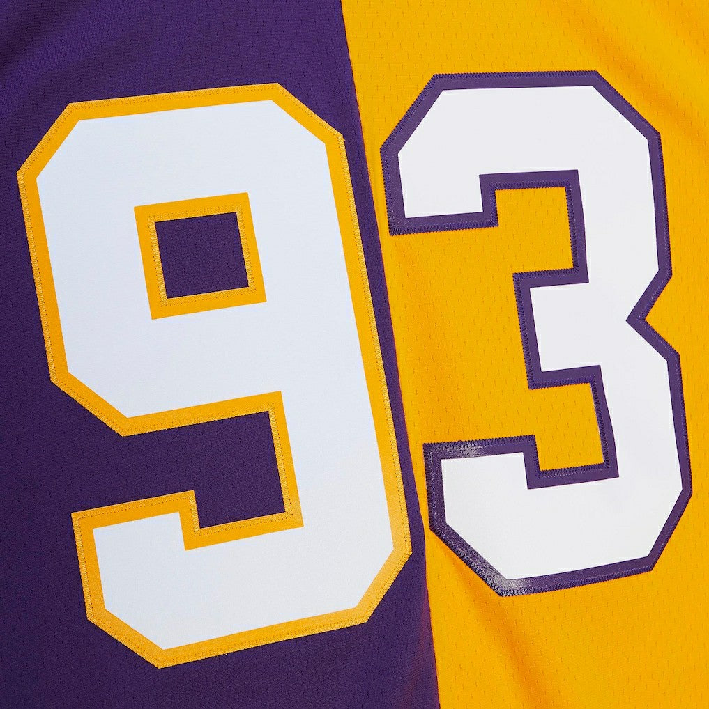 John Randle Minnesota Vikings 1998 Split Legacy Replica Jersey - Purple/Gold sale