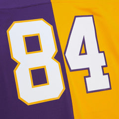 Randy Moss Minnesota Vikings 1998 Split Legacy Replica Jersey - Purple/Gold discount