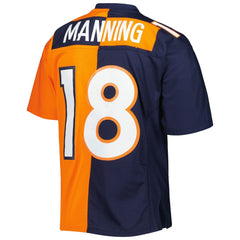 Peyton Manning Denver Broncos 2015 Split Legacy Replica Jersey - Navy/Orange online