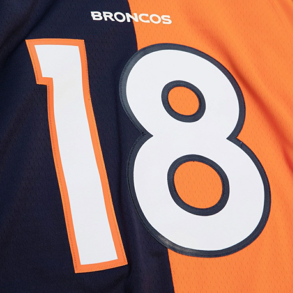 Peyton Manning Denver Broncos 2015 Split Legacy Replica Jersey - Navy/Orange online