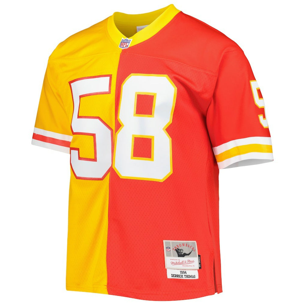 Derrick Thomas Kansas City Chiefs 1994 Split Legacy Replica Jersey - Red/Gold outlet